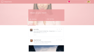 Sample Mock Up User experience UX design